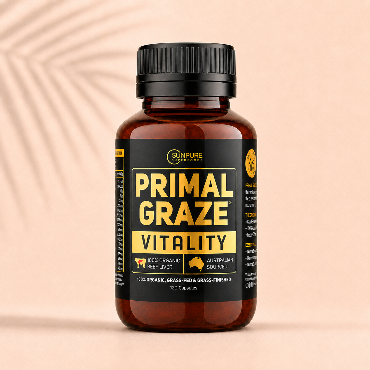 Certified Organic Beef Liver Capsules