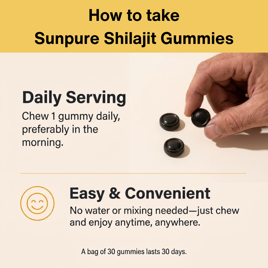Shilajit Gummies – Sundried Himalayan