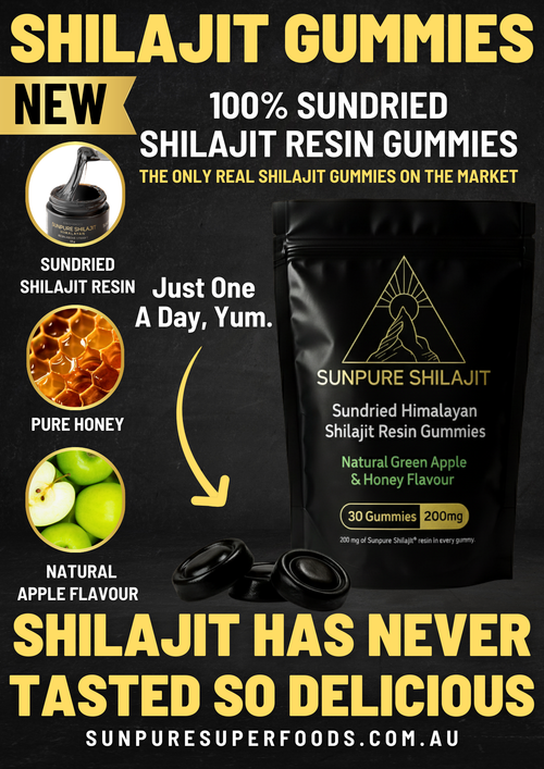 Shilajit Gummies – Sundried Himalayan