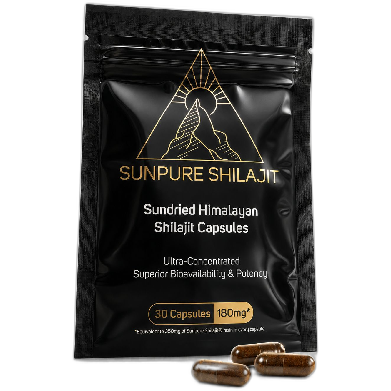 Shilajit Capsules – Sundried Himalayan