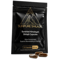 Shilajit Capsules – Sundried Himalayan
